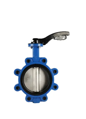 নমনীয় আয়রন/কাস্ট আয়রন কার্বন ইস্পাত বডি EPDM PTFE NBR সফট সিল ওয়েফার ম্যানুয়াল উচ্চ তাপমাত্রা প্রজাপতি ভালভ